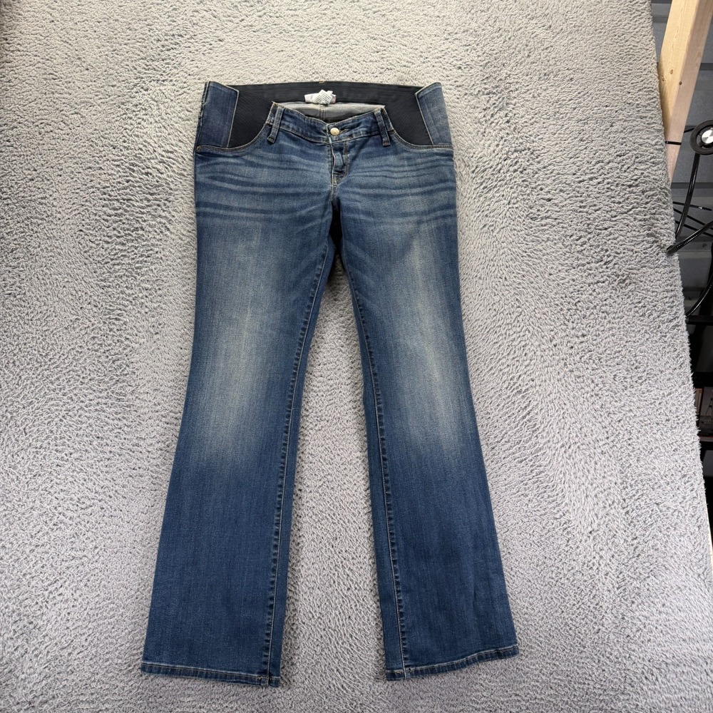 Ingrid & Isabel Jeans Womens 10M Blue Cotton Denim Bootcut Skinny Faded Stretch